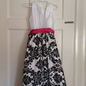 Black and white girls dress
